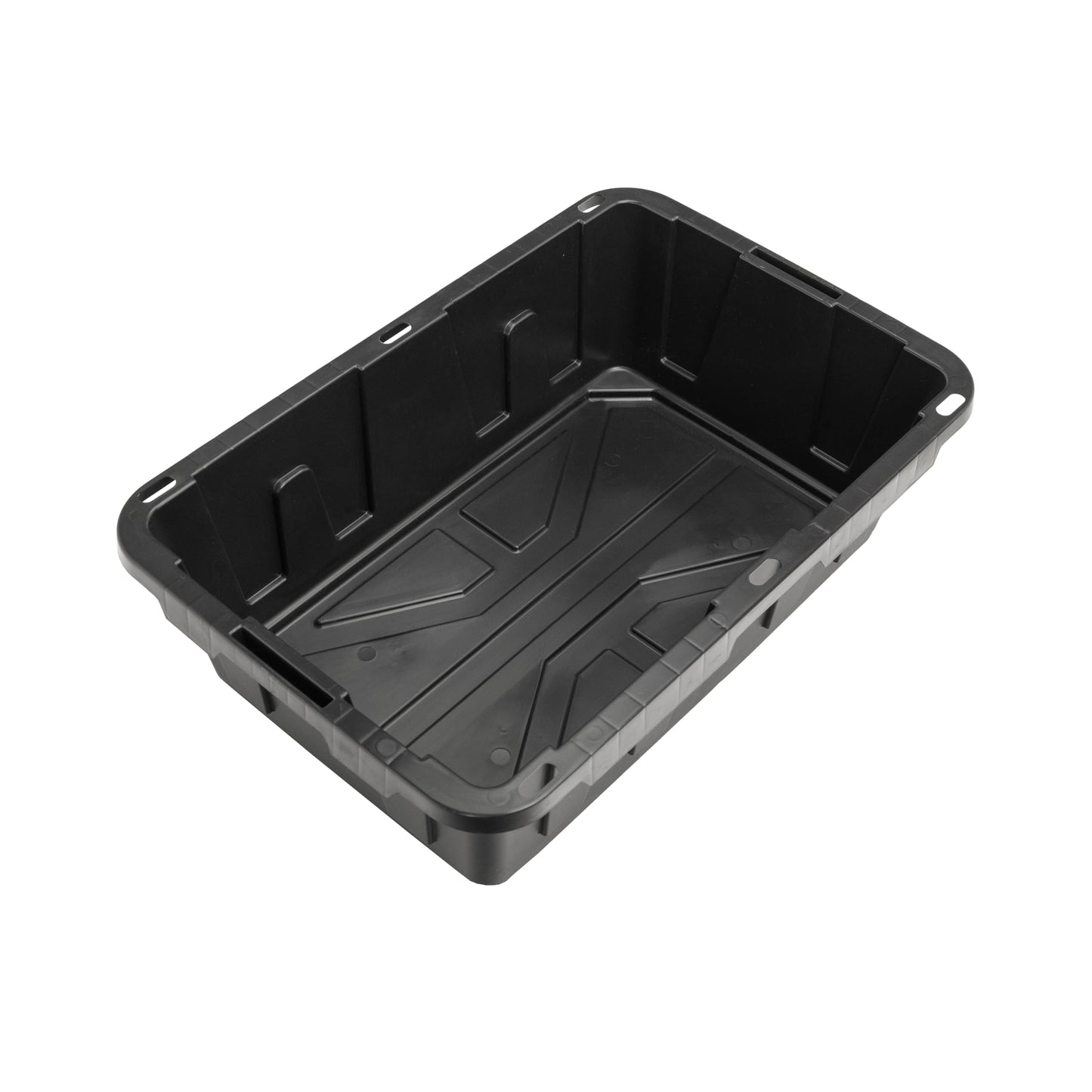 CX BLACK & YELLOW 12-Gallon Heavy Duty Storage Bins with Lids Stackable Plastic 4 PacK