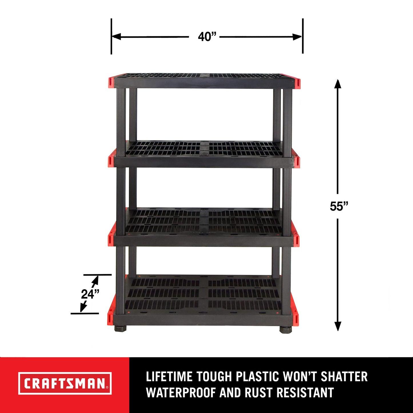 CX Craftsman 5-Tier Highly Durable Storage Rack