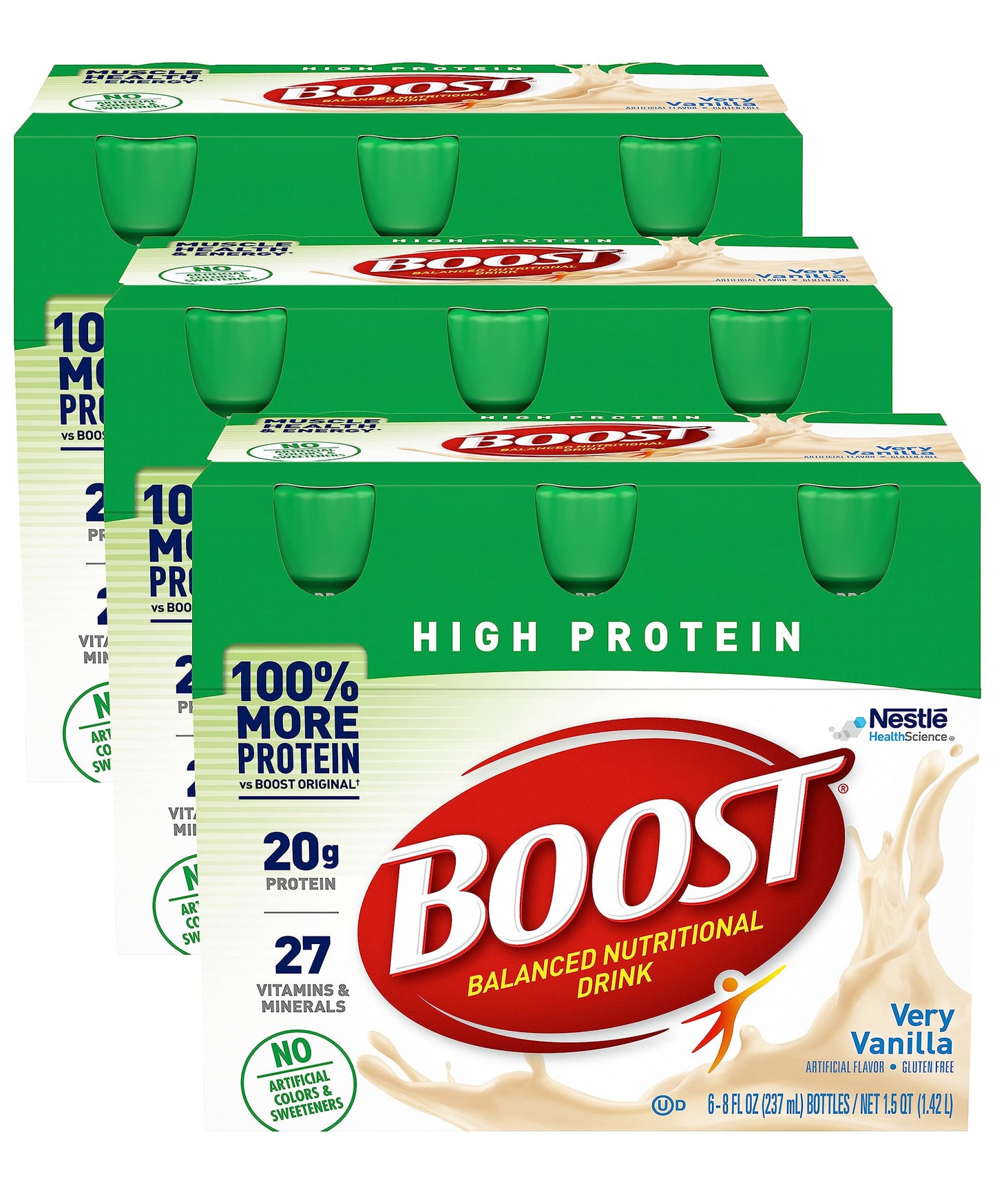 BOOST Original Ready to Drink Nutritional Drinks,  8 Fl Oz Bottles (Pack of 24)